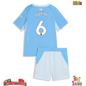 Manchester City Marc Guehi #6 Replica Home Stadium Kit for Kids 2026-27 Short Sleeve (+ pants)